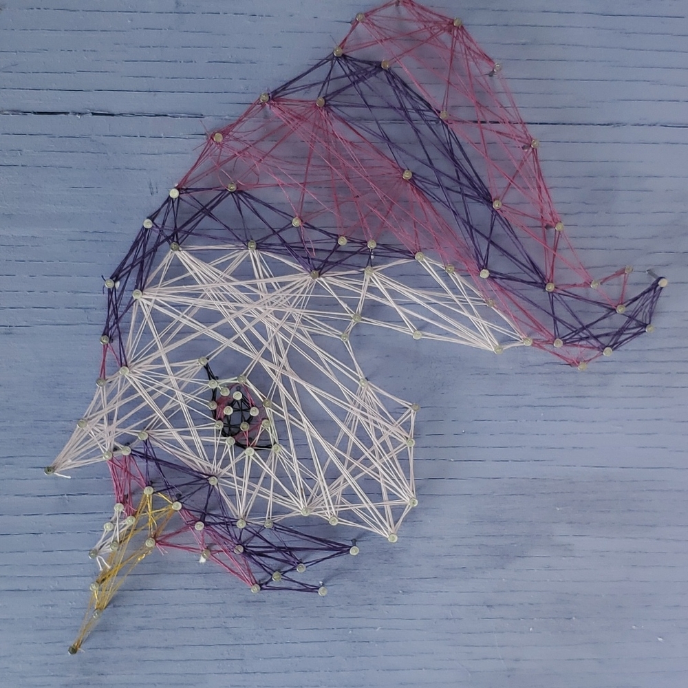 Unicorn String Art Picture Decor